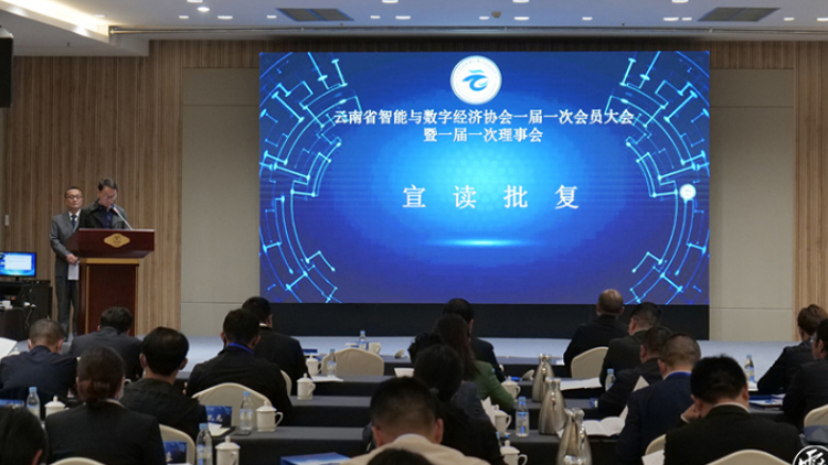云南省智能与数字经济协会正式成立，，js3845金沙线路科技总经理邵宗翰当选理事会副会长
